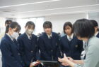岡山東商業高校で「電話応対技能」の出張授業実施